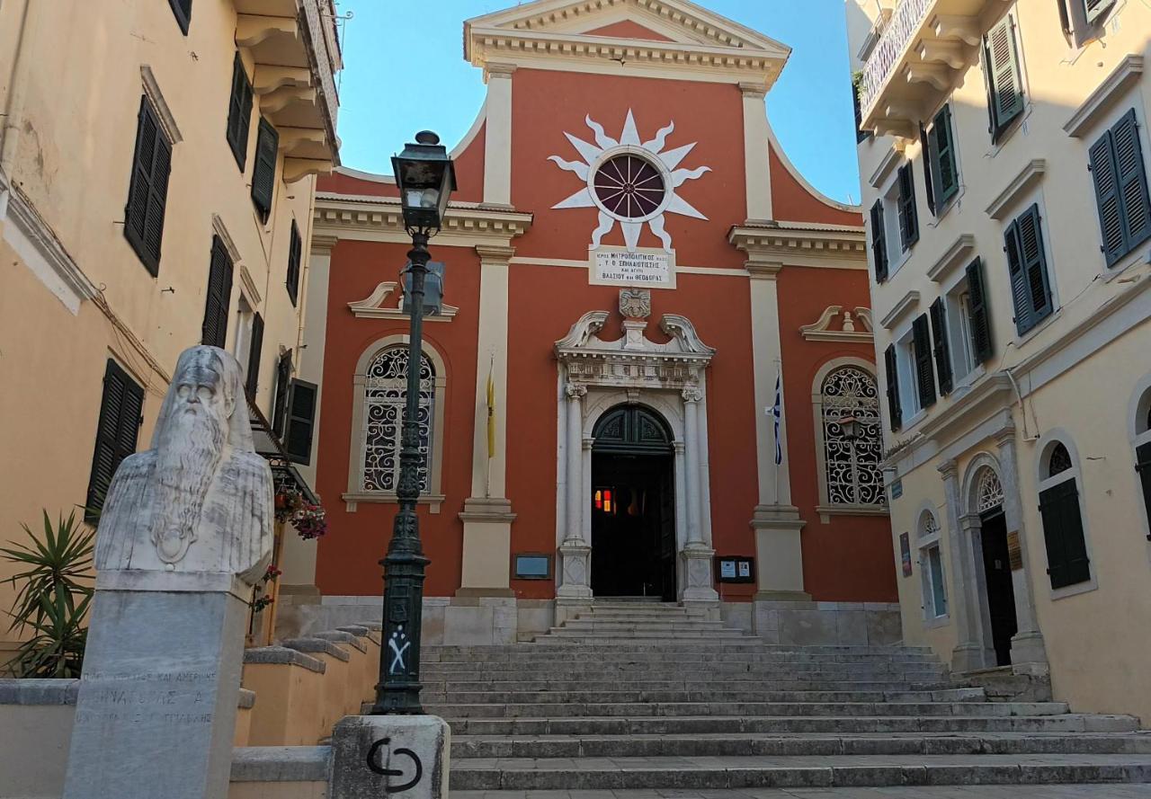 Eftihia Di Corfu Leilighet Corfu  Eksteriør bilde